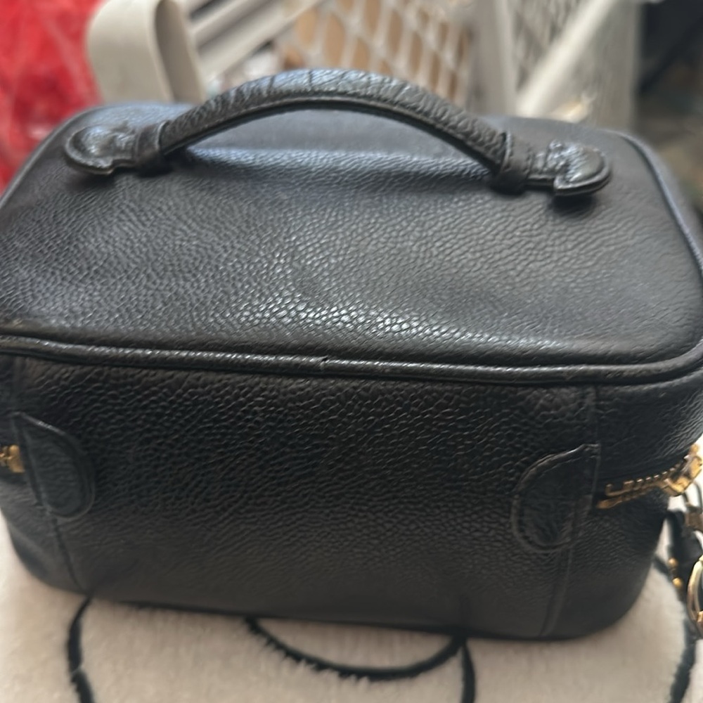 Chanel caviar leather $3500 retail clutch or make up bag - Picture 2 of 4